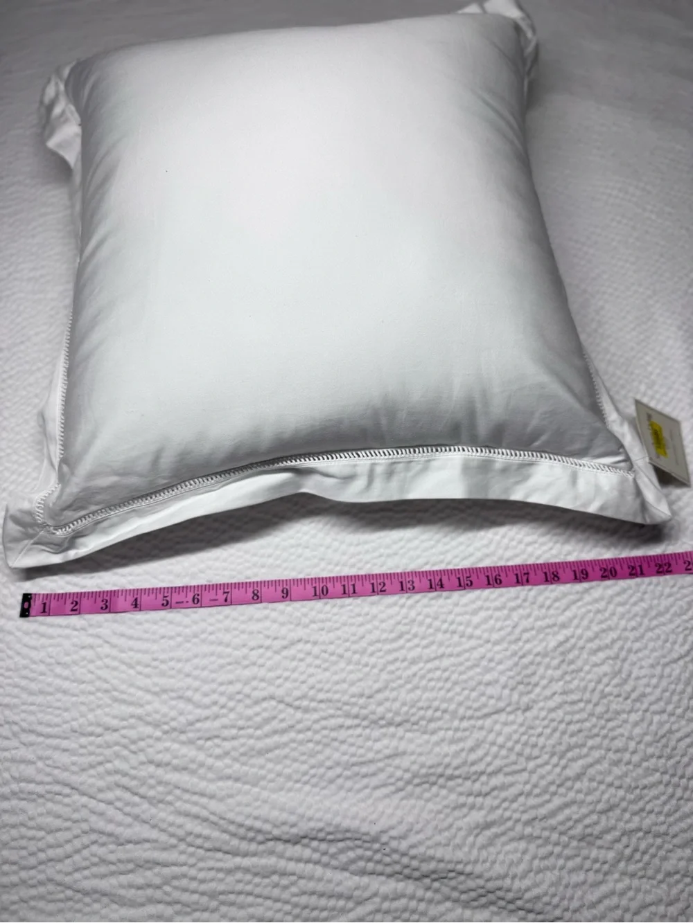 Southern Living White Sateen 20x20 Decorative Pillow NWT